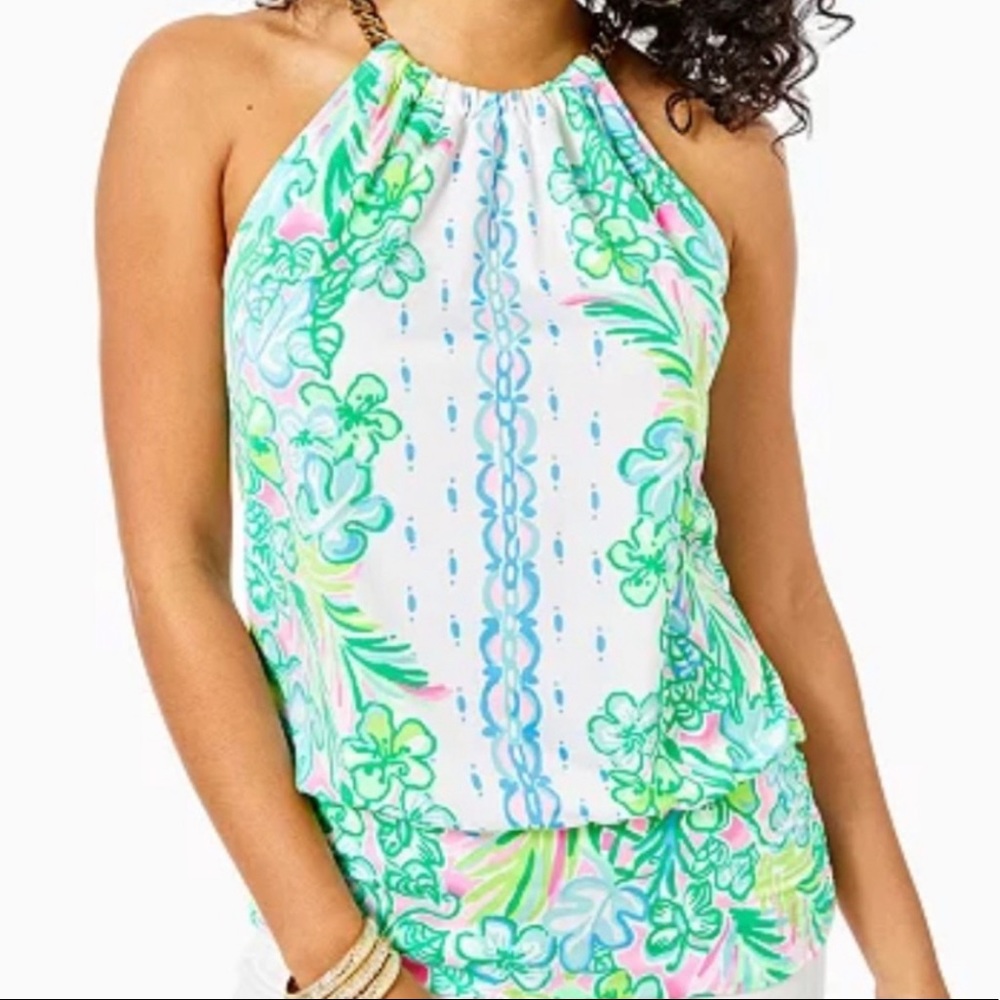 NWT Lilly Pulitzer Bowen Halter Top